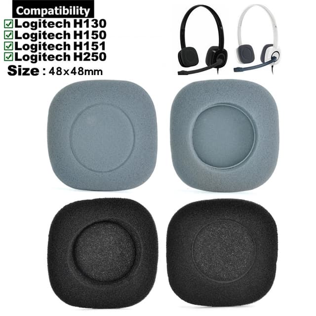 1 Cặp Mút Đệm Tai Nghe Mềm Cho Logitech H150 H130 H250 H151 - Ảnh 12
