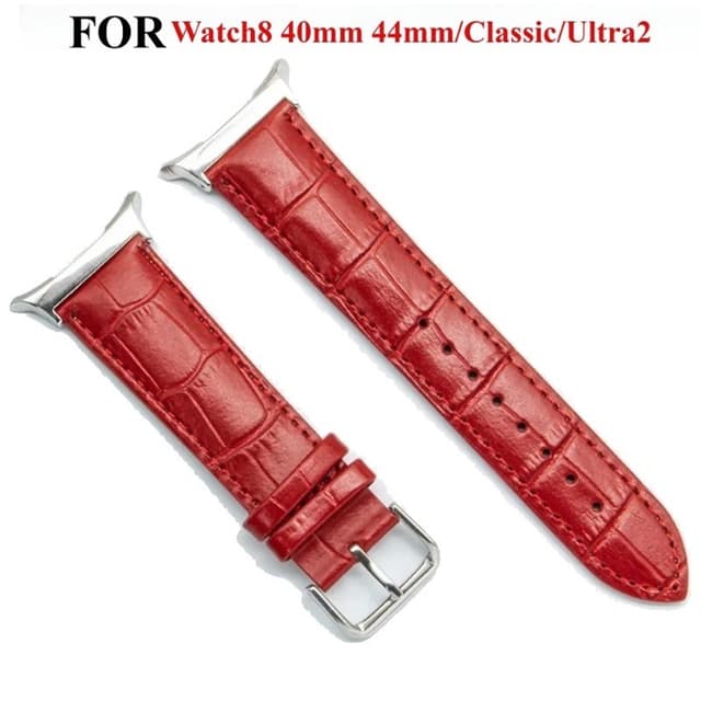 Dành Cho Samsung Galaxy Watch 8 Classic 46mm Watch8 40mm 44mm Cổ Điển Không Khoảng Cách Dây Đeo Vòng Tay Dây Da - Ảnh 1