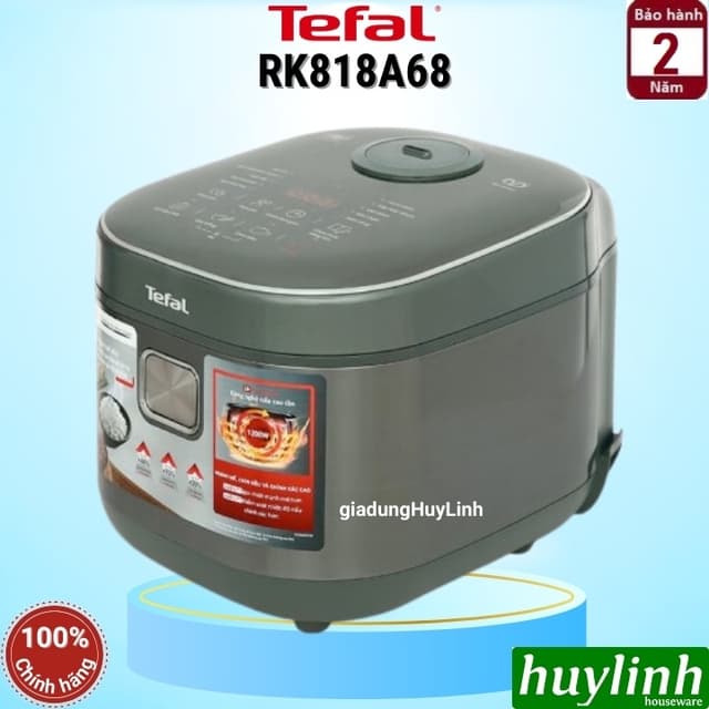 Nồi cơm điện tử cao tần Tefal RK818A68 - 1.8 lít - 1200W - 13 chức năng - Ảnh 7