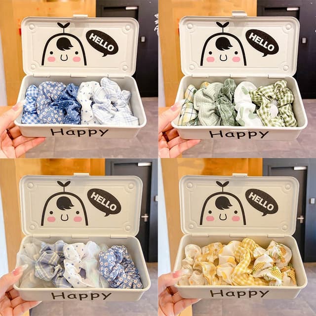 10 / Chiếc Nhiều Màu Sắc Scrunchies Bộ Phong Cách Hàn Quốc Dây Buộc Tóc Mới Tính Khí Đơn Giản Phụ Kiện Tóc Cao Cấp Bóng Tóc Dây Tóc Cô Gái Phụ Kiện Dự Tiệc - Ảnh 7