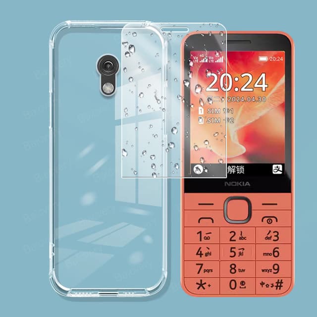 Dành cho Nokia 235 4G 2024 / Nokia 235 4G 2024 / Nokia 220 4G (2024) / Nokia 21220 4G (2024) / Nokia 215 4G 2024 Vỏ bảo vệ Silicon mềm TPU trong suốt Vỏ chống sốc - Ảnh 11