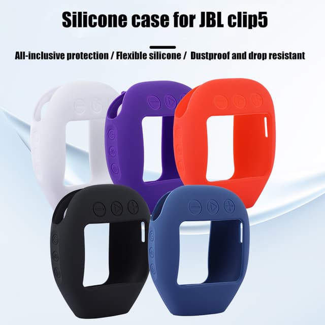 Vỏ bảo vệ silicon mềm Vỏ loa cho JBL Clip 5, Hộp đựng loa Bluetooth di động, Vỏ chống sốc chống rơi bảo vệ cho JBL Clip 5 phụ kiện - Ảnh 10