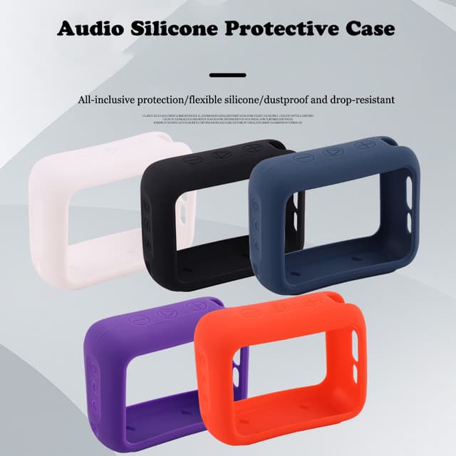 Hộp Đựng Silicon Cho JBL GO 4 Di Động Đứng Cho Ngoài Trời JBL GO 4 Loa Bluetooth Full Cover Với Carabiner Chống Bụi Dày Tay Bảo Vệ - Ảnh 7