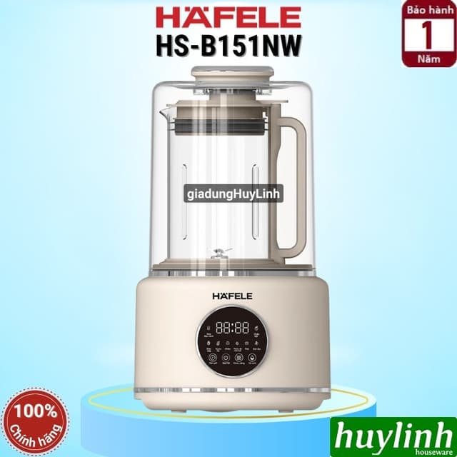 Máy làm sữa hạt chống ồn Hafele HS-B151NW – 535.43.485 - 1.5 lít - Ảnh 5