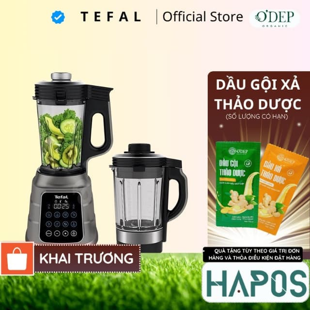 Máy nấu sữa hạt Tefal Chính hãng, xay nấu nóng lạnh đa năng hút chân không BL967B66/ BL83SD66  - HAPOS HOF - Ảnh 9