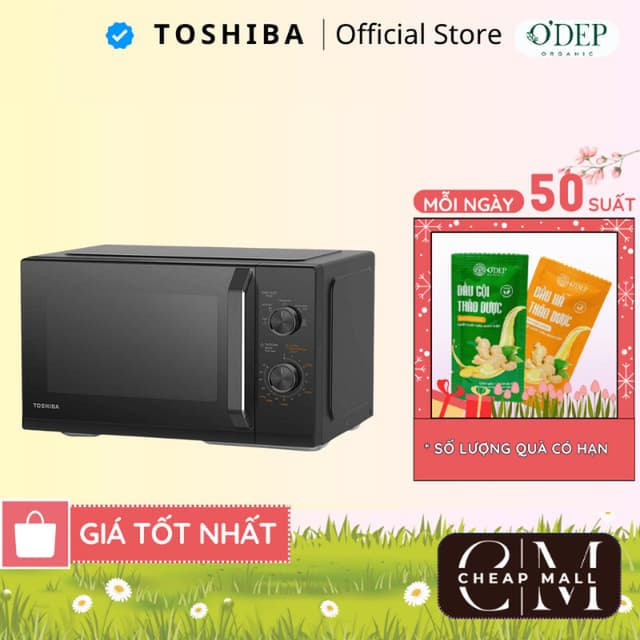 Lò vi sóng Toshiba MW3-MM25PE(BK) 25 lít - Bảo hành chính hãng 12 tháng - CHEAP CMO - Ảnh 4