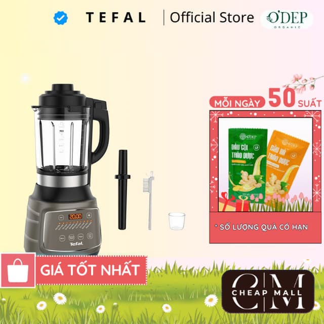 Máy làm sữa hạt Tefal BL967B66 1300W, Xay nấu đa năng, cối thủy tinh dễ vệ sinh - CHEAP CMO - Ảnh 6