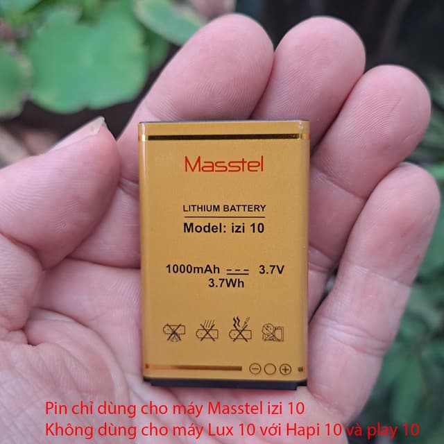 Pin hãng Mastel IZI 10,  Dung lượng chuẩn 1000 mAh - Ảnh 6