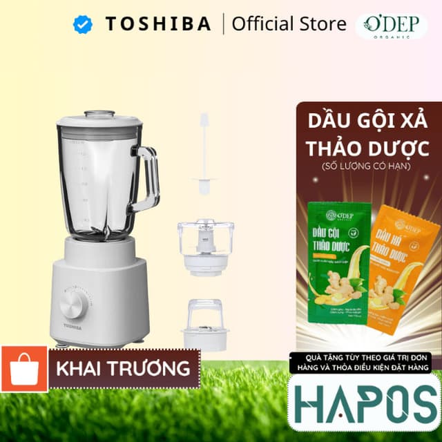 Máy xay sinh tố đa năng Toshiba BL-70GR2UV - Bảo hành chính hãng 12 tháng - HAPOS HOF - Ảnh 11
