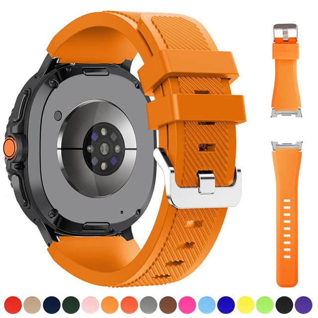 Dây Đeo Thể Thao Silicon Cho Samsung Galaxy Watch Ultra 2025 Phụ Kiện correa Vòng Tay Cho Samsung Galaxy Watch8 40 44mm / 8Classic - Ảnh 8