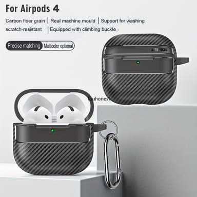 So sánh giá Ốp lưng chống sốc TPU Armor cho AirPods 4 ANC Pro Ốp lưng TPU mềm cấp quân sự Vỏ thấm sốc cho AirPods 4th 3 2 1 Pro2 Vỏ khử tiếng ồn chủ động với Carabiner rẻ nhất?
