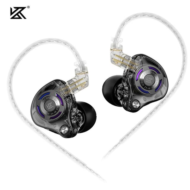  KZ Gale Tai Nghe Có Dây In Ear HiFi Với 2 Mic Siêu Tuyến Tính Động Điều Chỉnh Công Thái Học Tai Nghe Giám Sát Âm Nhạc Tai Nghe Chơi Game Tùy Chỉnh - Ảnh 3