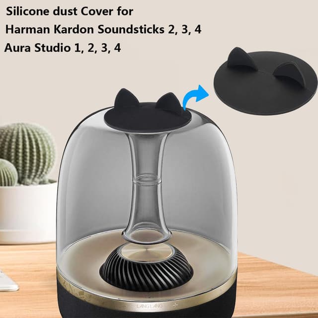 HK Aura Studio 4 Loa Silicon Chống Bụi Cho Harman Kardon Soundsticks 2, 3, 4 và Aura Studio 1, 2, 3, 4 Hệ Thống Loa Trong Suốt Bluetooth - Ảnh 8