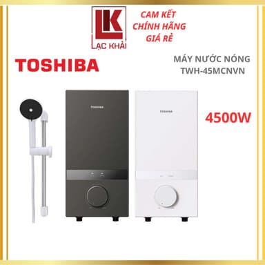 So sánh giá Máy nước nóng trực tiếp  không bơm Toshiba 4500W TWH-45MCNVN(W)-WB / TWH-45MCNVN(S)-WB rẻ nhất?