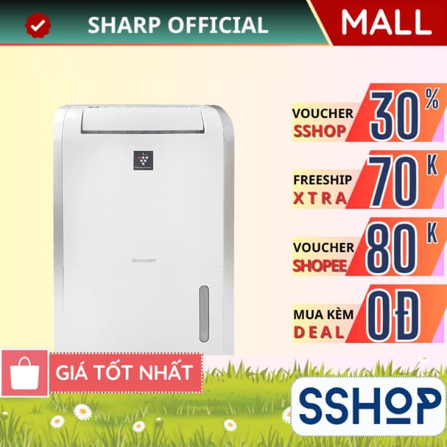 Máy Lọc Không Khí Và Hút Ẩm Sharp DW-D20A-W  - SSHOP SSA - Ảnh 10