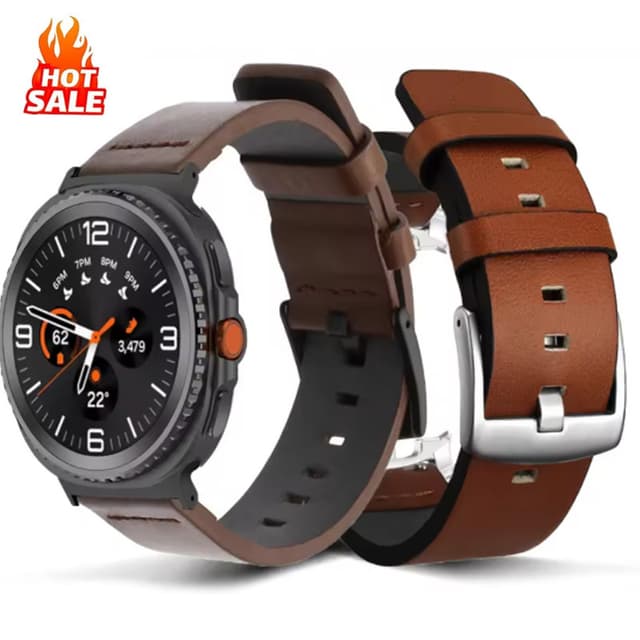 Dây Da Cho Samsung Galaxy Watch8 Classic 46mm Watch 8 44mm 40mm Dây Đeo Cổ Tay Thanh Lịch Vòng Tay Cho Samsung Galaxy Ultra 2025 Phụ Kiện - Ảnh 12