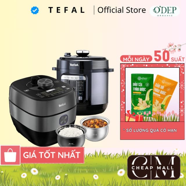 Nồi áp suất điện Tefal 6 Lít Chính hãng, cảm ứng đa năng nấu chậm, hầm, làm bánh CY601868/CY638868  - CHEAP CMO - Ảnh 11