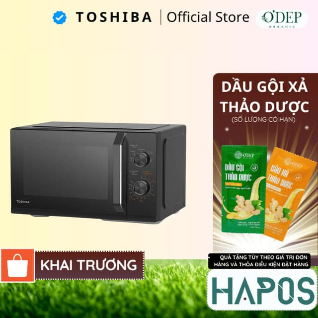 Lò vi sóng Toshiba MW3-MM25PE(BK) 25 lít - Bảo hành chính hãng 12 tháng - HAPOS HOF - Ảnh 12