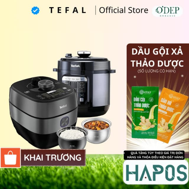 Nồi áp suất điện Tefal 6 Lít Chính hãng, cảm ứng đa năng nấu chậm, hầm, làm bánh CY601868/CY638868  - HAPOS - Ảnh 7