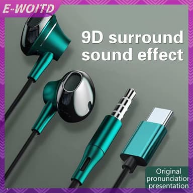 So sánh giá Tai nghe Karaoke có dây trong tai E-WOITD Type-C Tai nghe nhạc nổi 3,5 mm Tai nghe rảnh tay Tai nghe có Mic cho Xiaomi Huawei E-WOITD rẻ nhất?