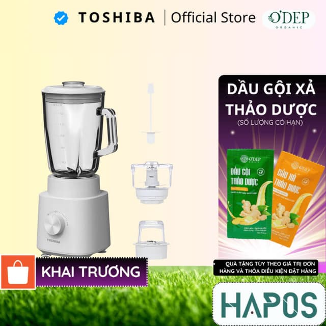 Máy xay sinh tố đa năng Toshiba BL-70GR2UV - Bảo hành chính hãng 12 tháng - HAPOS HSA - Ảnh 12