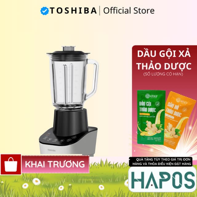 Máy xay sinh tố đa năng Toshiba BL-70GS1PV 1.5L 700W Chính hãng, cối thủy tinh, 5 chế độ xay đa năng - HAPOS OFFICIAL - Ảnh 7