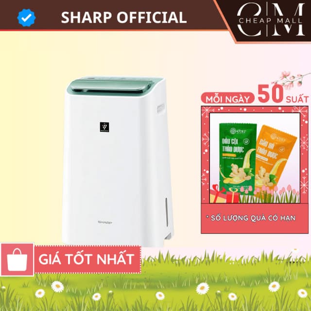 Máy lọc không khí kết hợp hút ẩm Sharp DW-E16FA-W chính hãng, sử dụng phòng 38m2 - CHEAP CMO - Ảnh 10