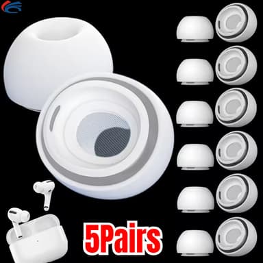 So sánh giá [AM3C] Ốp lưng AirPods Pro 1 / 3 / 5 được nâng cấp 1 / 2 | Công nghệ van giảm áp, Silicon cấp y tế có phớt chống bụi, Bộ 4 kích thước để cách ly tiếng ồn hoàn hảo rẻ nhất?