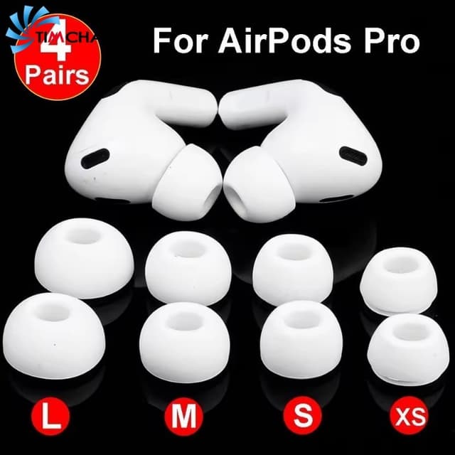 [AM3C] Đầu tai khử tiếng ồn Tương thích với AirPods Pro | Tai nghe silicon đúc 1: 1 có bộ lọc luồng không khí, 4 tùy chọn kích thước, Phụ kiện thoải mái chống trượt và dài - Ảnh 5