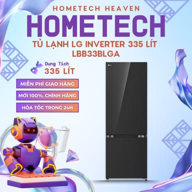 So sánh giá ☑️ [GIAO LẮP MIỄN PHÍ] LBB33BLGA - Tủ lạnh LG Inverter 335 lít LBB33BLGA - Hàng Chính Hãng rẻ nhất?