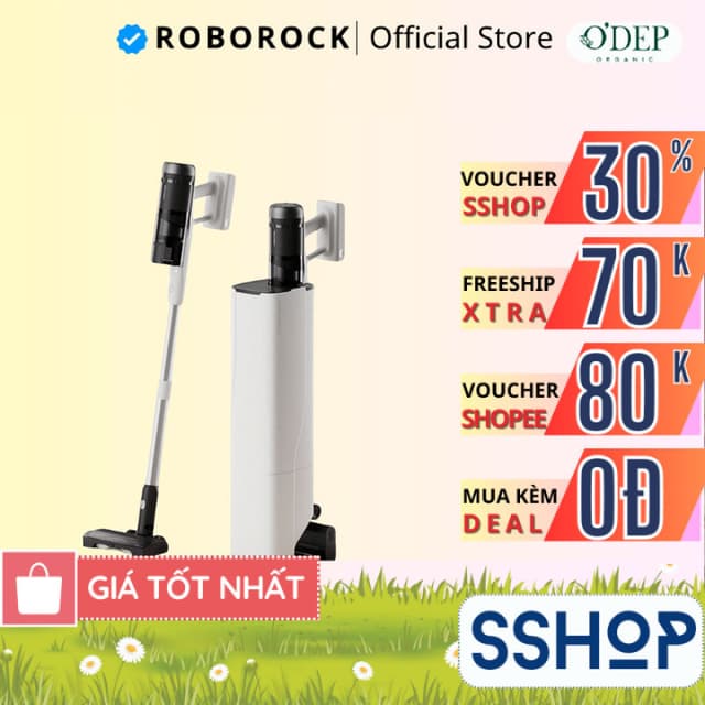 Máy hút bụi Roborock cầm tay không dây H60 Hub Pro cao cấp, Tự động đổ bụi, Hệ thống lọc 5 tầng - SSHOP SSA - Ảnh 6