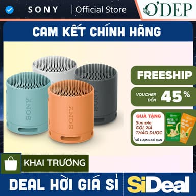 So sánh giá Loa Bluetooth Sony SRS-XB100, bass mạnh, pin 16 giờ, chống nước IP67, Chính hãng - SIDEAL SIO rẻ nhất?
