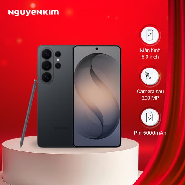 [Mới 2026] Điện thoại Samsung Galaxy S26 Ultra 5G 12GB/512GB Đen (SM-S948B) - Ảnh 10