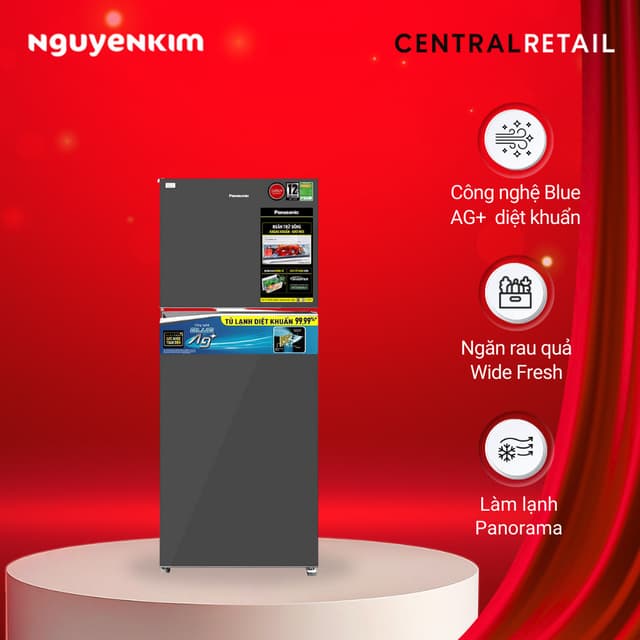 Tủ lạnh Panasonic Inverter 306 lít NR-TV341VGMV - Ảnh 5