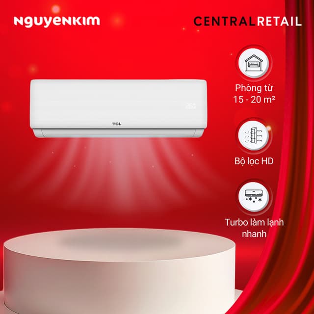 [Lắp đặt 0đ] Máy lạnh TCL Inverter 1.5 HP TAC-13CSD/XAB1I - Ảnh 1