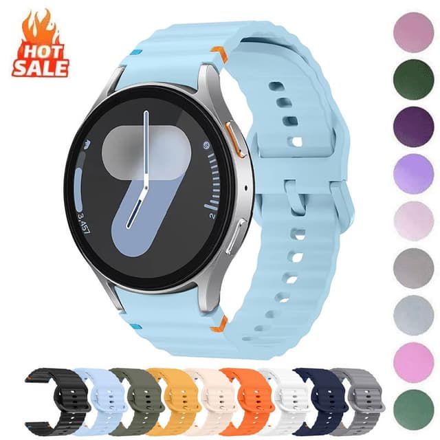 Dây đeo đồng hồ bằng silicon cho Huami Amazfit Band T-Rex 3 2 1 T-Rex 3 Pro 44mm 48mm T-Rex Ultra Silicone Wave Vòng đeo tay Correa - Ảnh 6