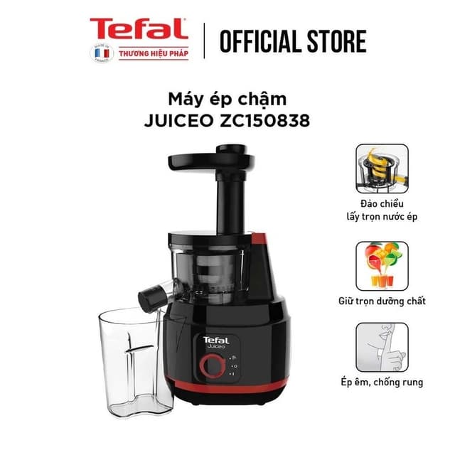 Máy ép chậm Tefal ZC150838 - Công suất 150W | Hàng chính hãng - Ảnh 7