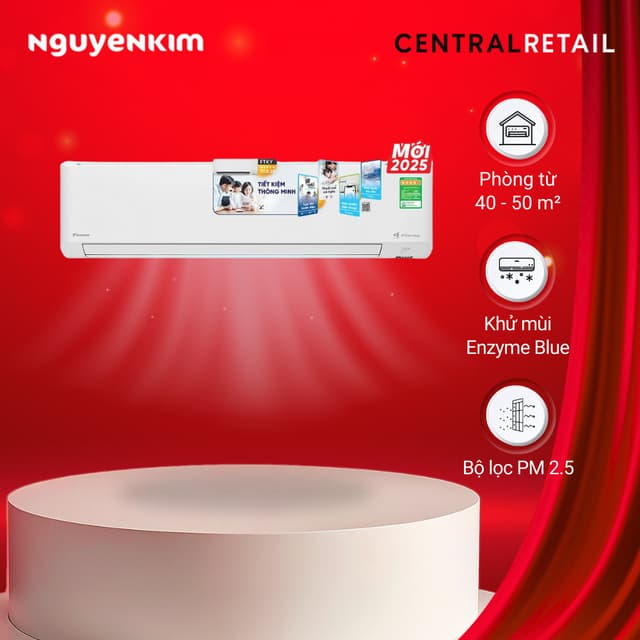 [Lắp đặt 0đ] Máy lạnh Daikin Inverter 3 HP FTKY71ZVMV - Ảnh 1