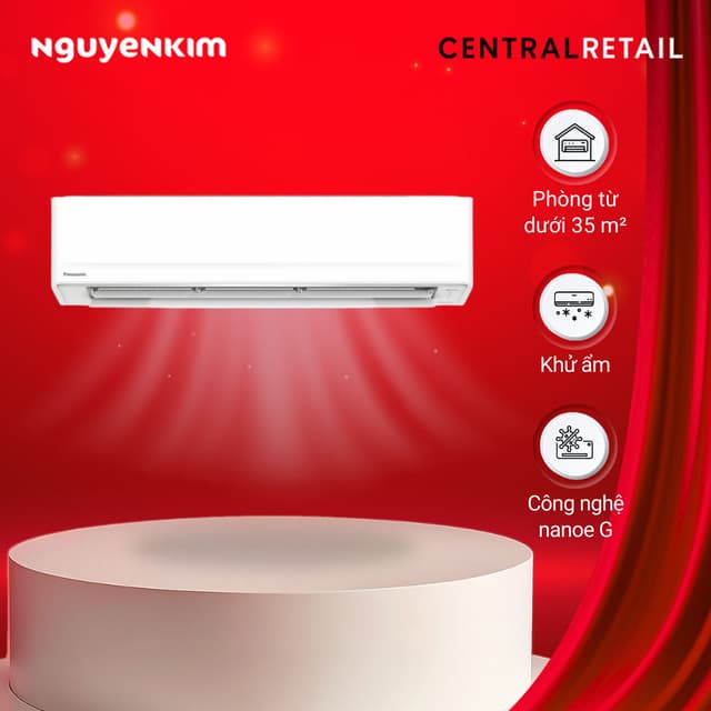 [Lắp đặt 0đ] Máy lạnh Panasonic Inverter 2.5 HP CU/CS-PU24AKH-8 - Ảnh 1