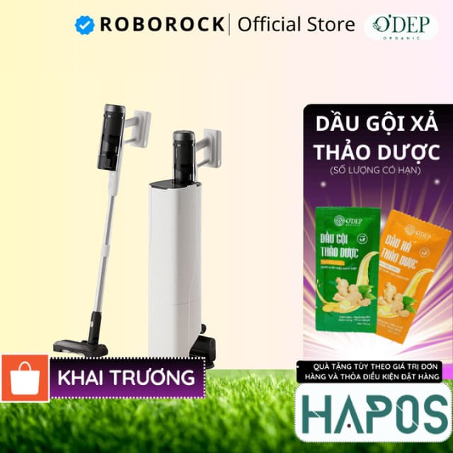 Máy hút bụi Roborock cầm tay không dây H60 Hub Pro cao cấp, Tự động đổ bụi, Hệ thống lọc 5 tầng - HAPOS HSA - Ảnh 4