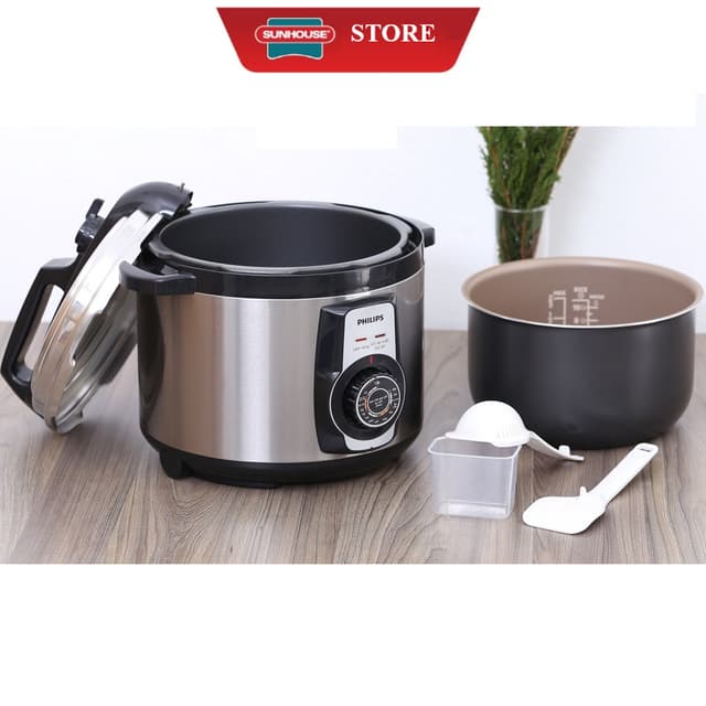 Nồi áp suất điện Philips HD2103/66 5 lít-Mới Chính Hãng 100% - 900W - Ảnh 5