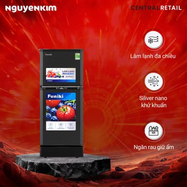 So sánh giá Tủ lạnh 2 cánh Funiki 120 lít ngăn đông trên HR T6120TDG rẻ nhất?