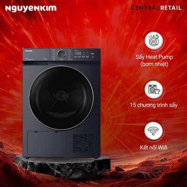 So sánh giá [Mới 2025] Máy sấy bơm nhiệt Toshiba Inverter 8 kg TD-T21B90HWV(MG) rẻ nhất?