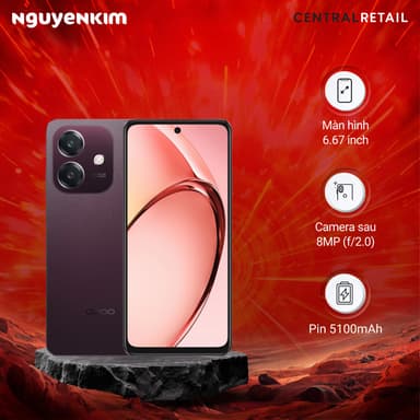 So sánh giá [Mới 2025] Điện thoại OPPO A5i 4GB/64GB (CPH2773) Đỏ Tinh Vân rẻ nhất?