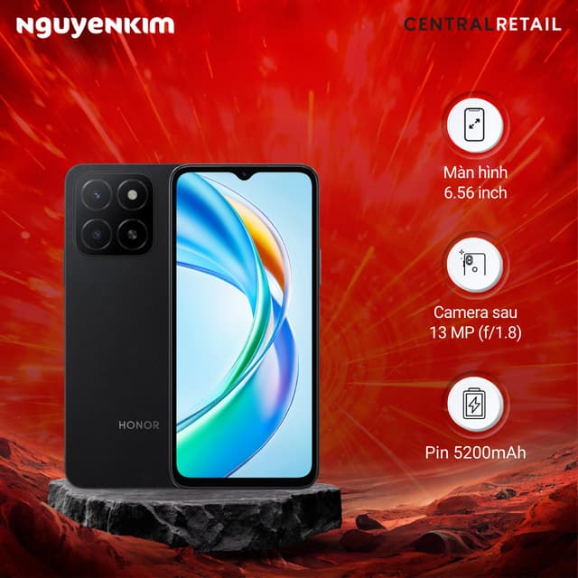[Mới 2025] Điện thoại Honor X5B 4GB/64GB Đen - Ảnh 6