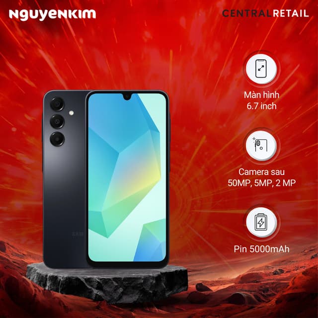 Điện thoại Samsung Galaxy A16 LTE 4GB/128GB (SM-A165F/DS) Đen - Ảnh 12