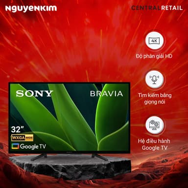 So sánh giá Google Tivi Sony HD 32 inch KD-32W830K rẻ nhất?