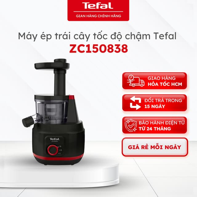 Máy ép chậm Tefal ZC150838 - Hàng chính hãng, bảo hành 24 tháng[HỎA TỐC] - Ảnh 9