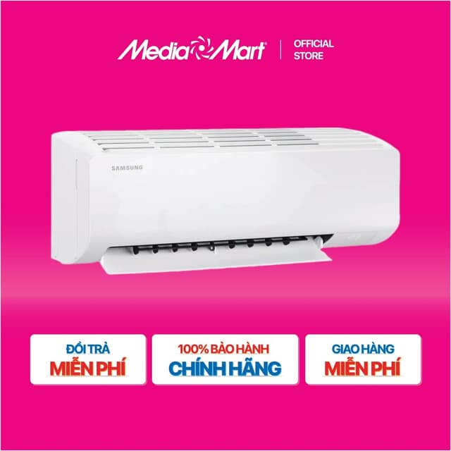 [MEDIAMART] - Điều hòa Samsung 1 chiều Inverter 1.5HP-12.000BTU AR13DYHZAWKNSV - FREESHIP,Bảohànhchínhhãng - Ảnh 1
