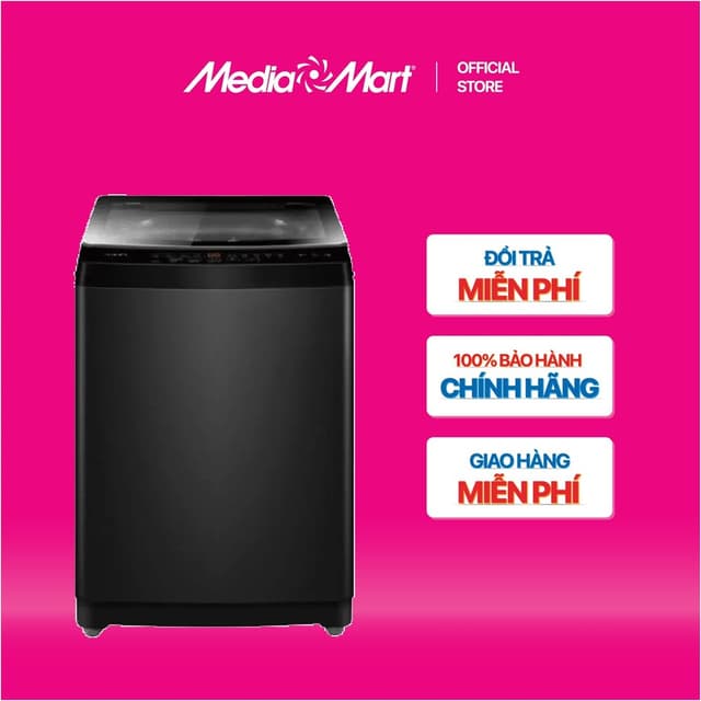 [MEDIAMART] - Máy giặt lồng đứng Aqua 9 kg AWM9-316K(B) - FREESHIP,Bảohànhchínhhãng - Ảnh 11